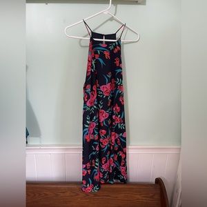Summer Boutique Dress - Pink Floral Racerback